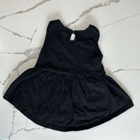 Old Navy | Girls Black Tank Top Blouse High Low - Picture 2 of 9